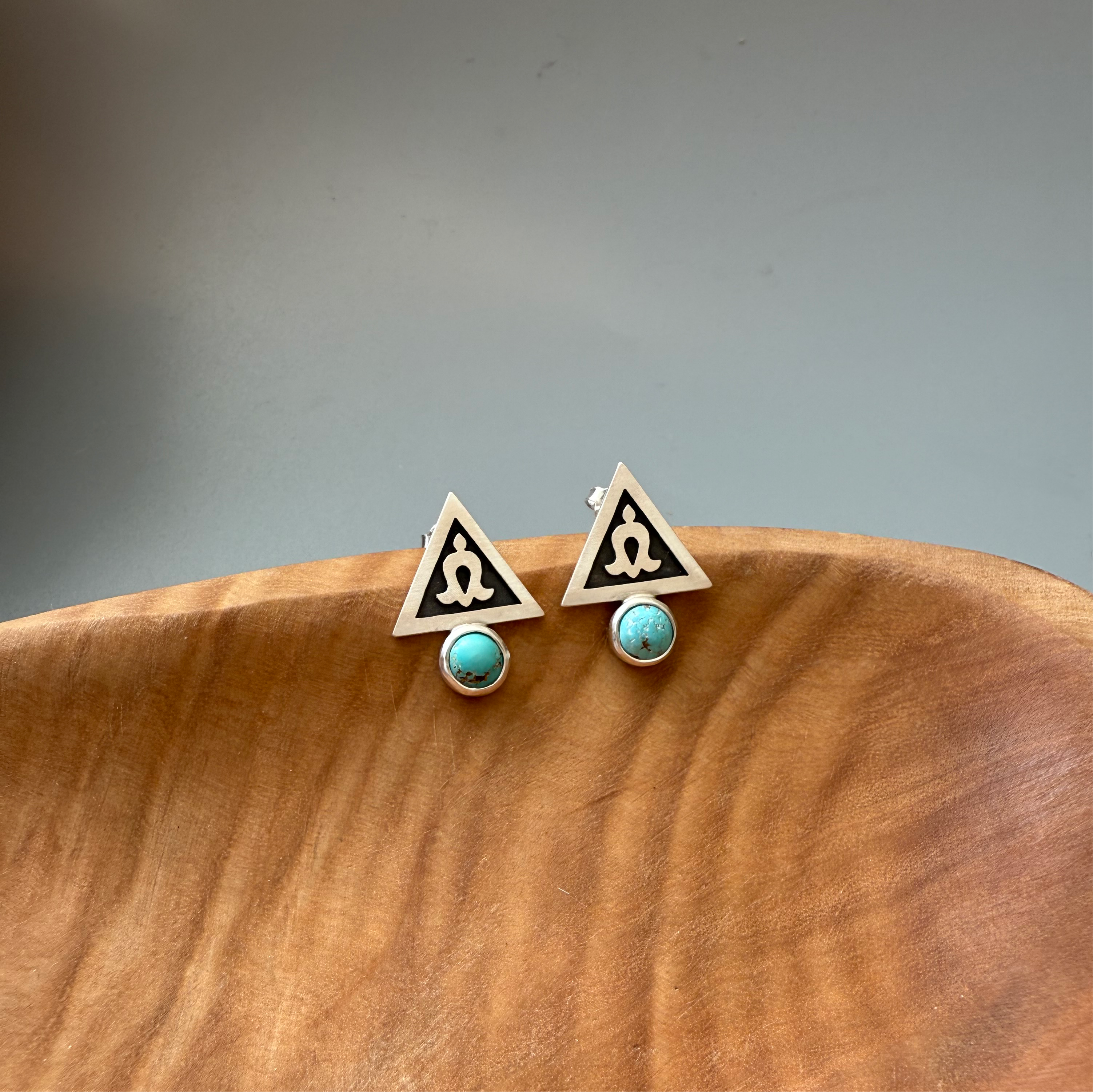 Persian Turquoise Minimal Earrings