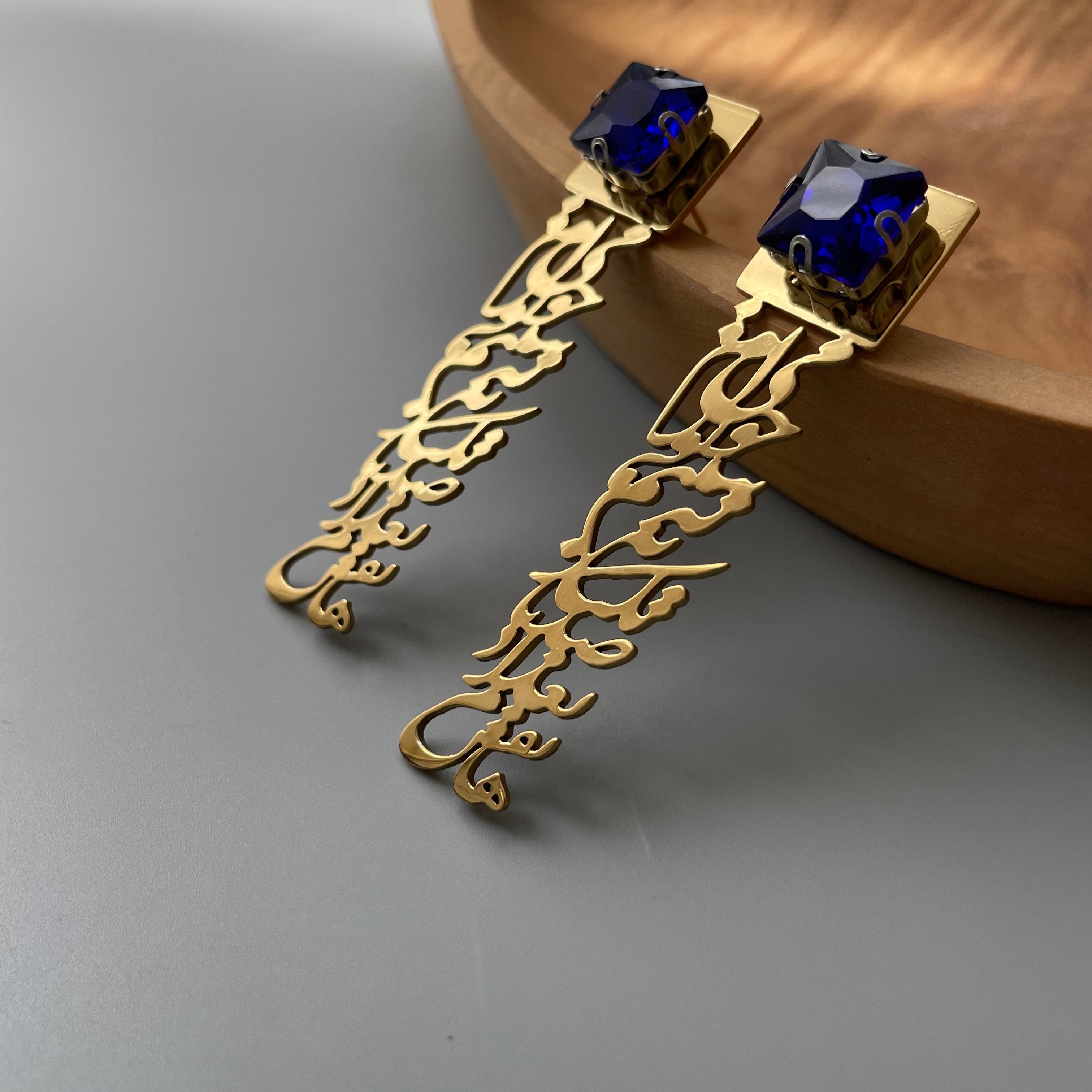 Persian Earrings Persian Earring Top Pop Music- Ebi:Persian Jewelry-AFRA ART GALLERY