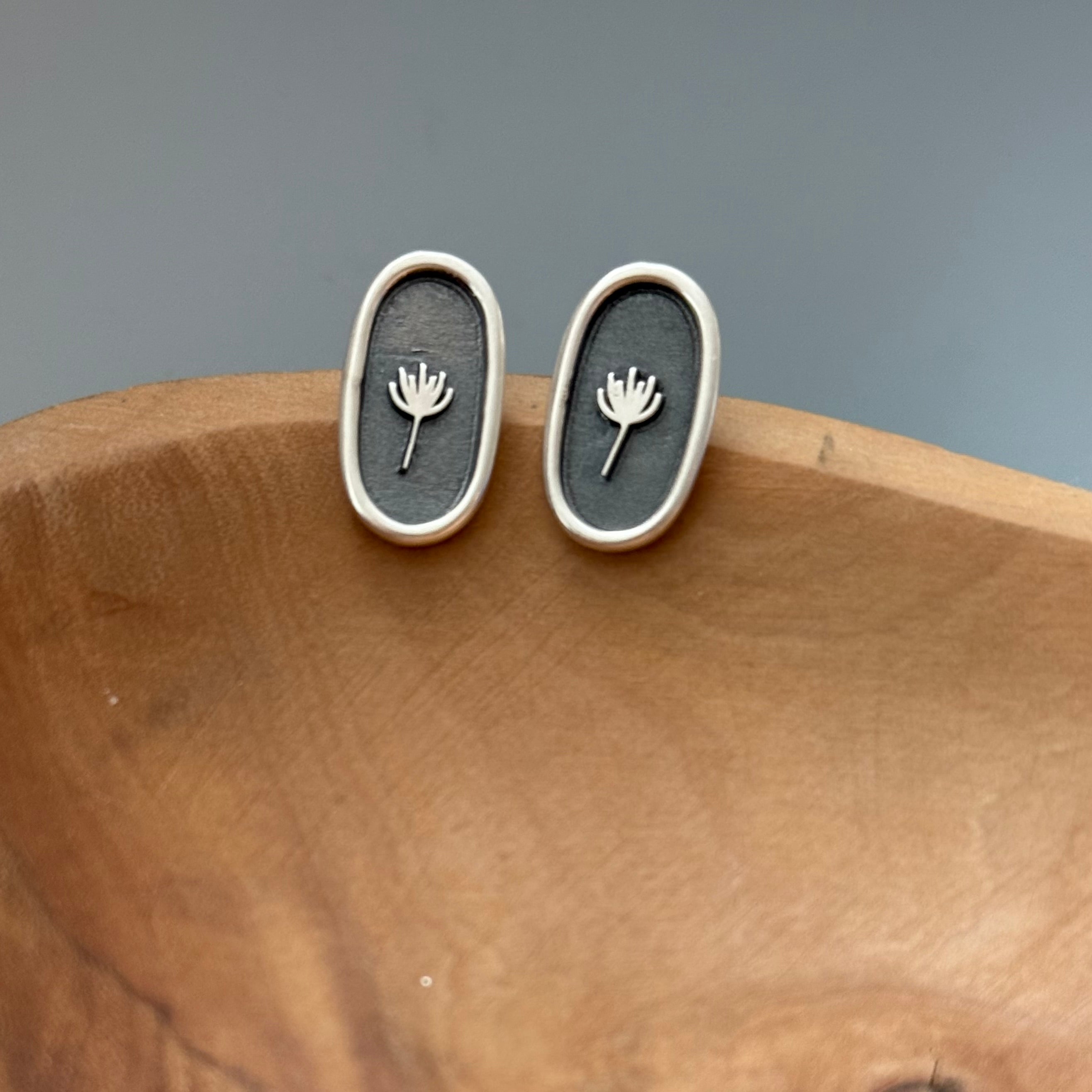 Handmade Silver Earrings With Minimal Design