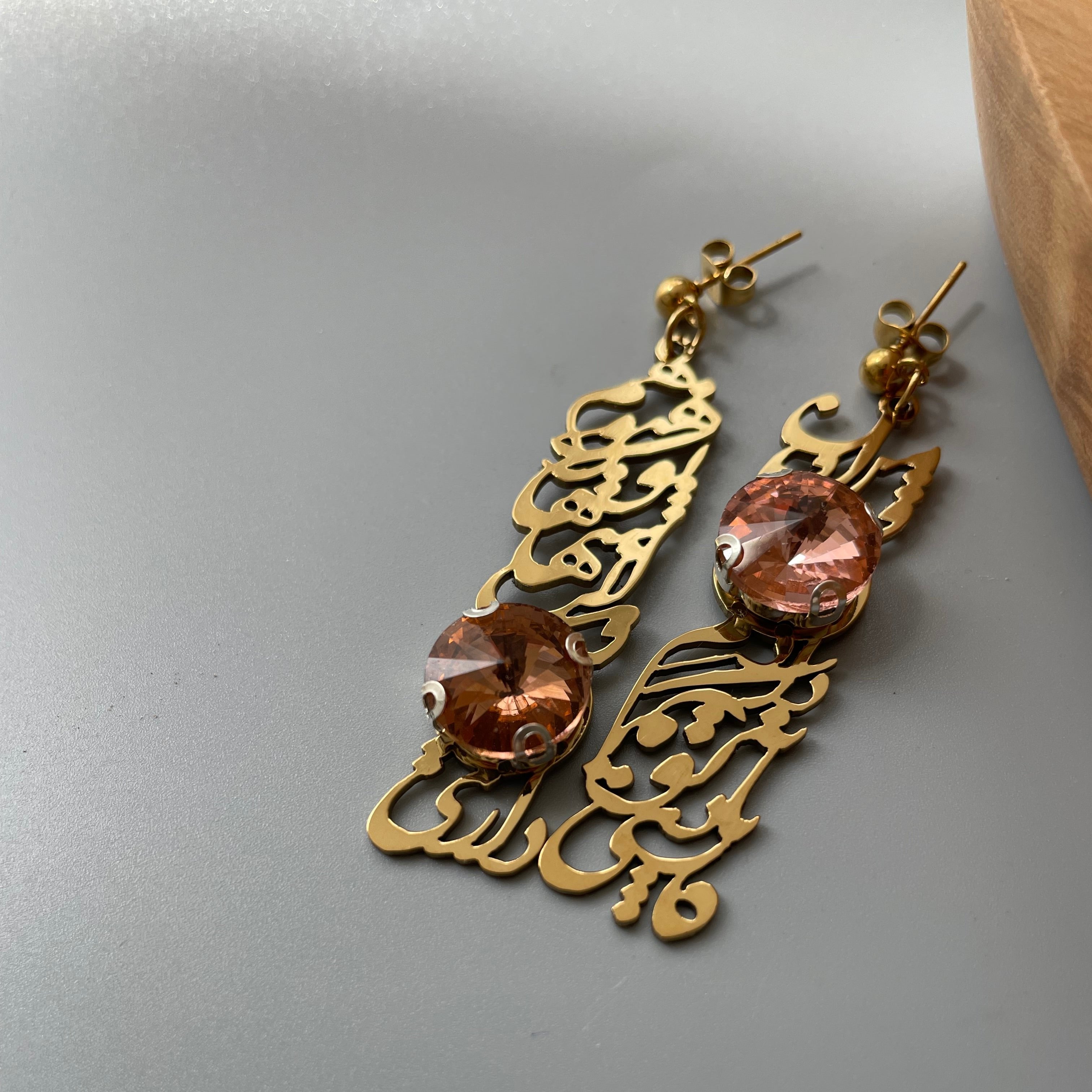 Persian Earrings Persian Earring Top Pop music-Daryoush:Persian Jewelry-AFRA ART GALLERY