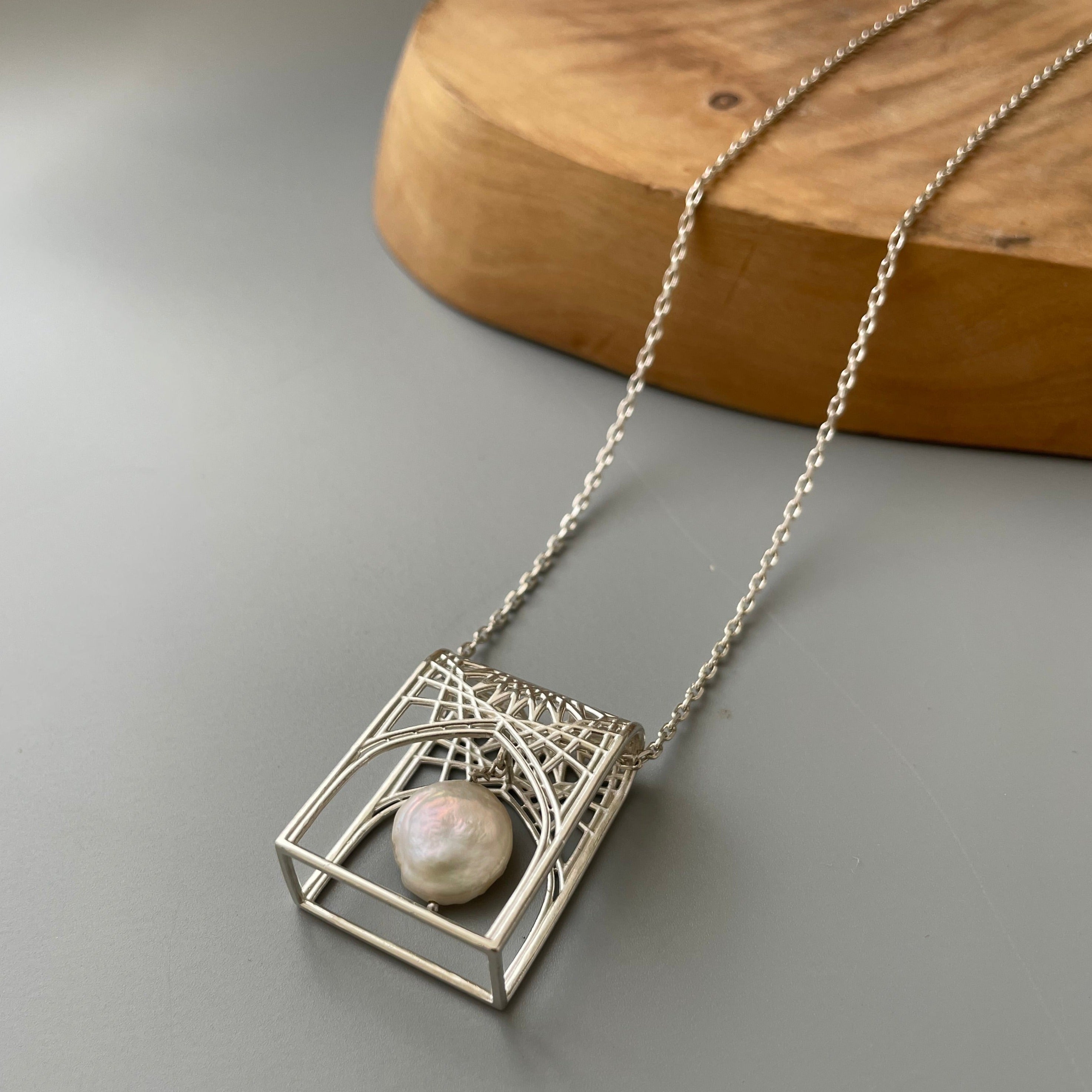Yazd Doulat Abad Garden Silver Necklace