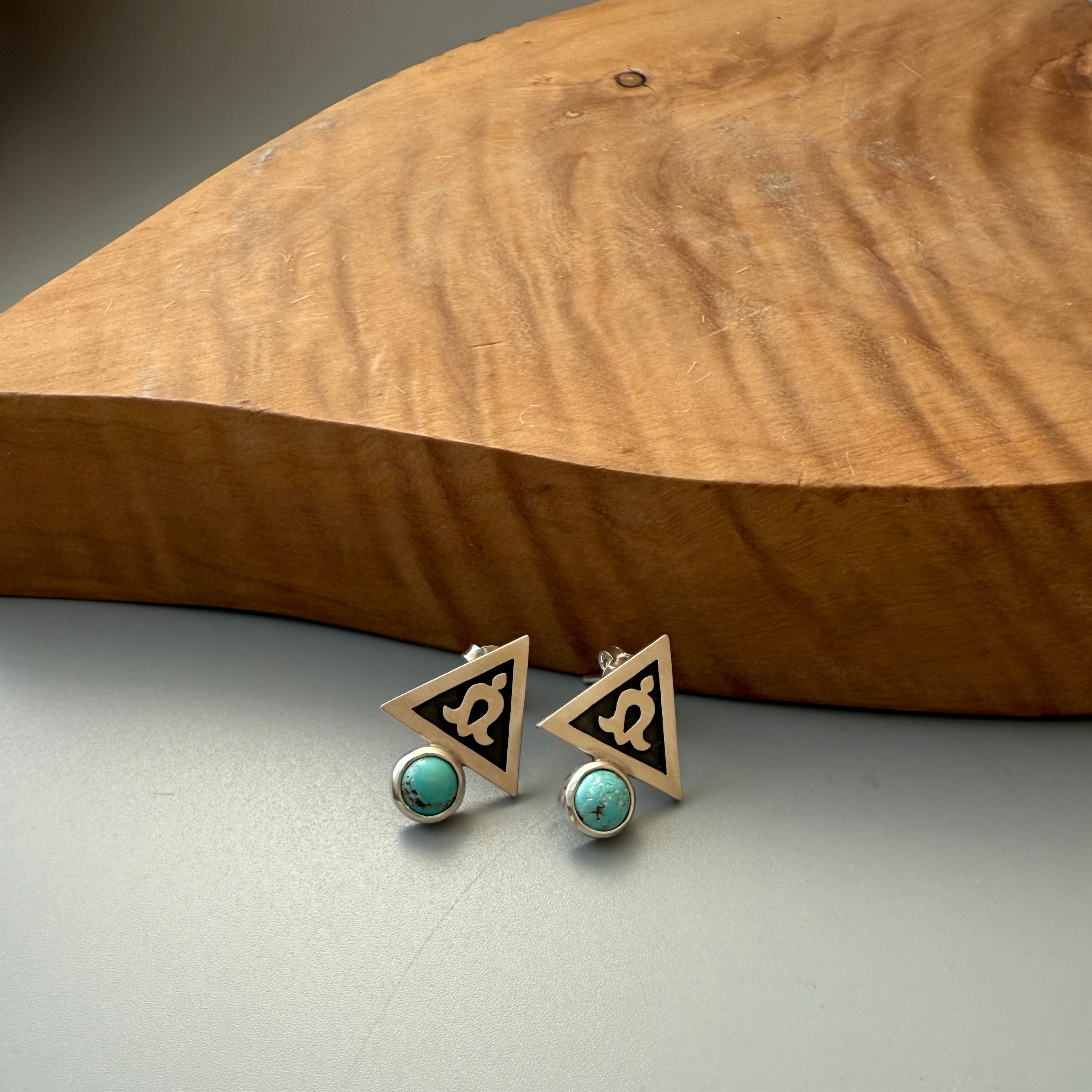 Persian Turquoise Minimal Earrings