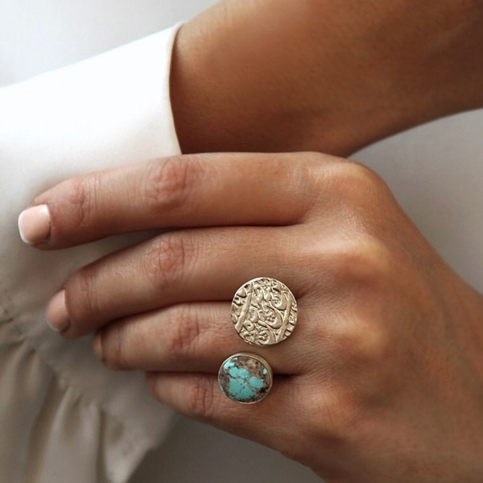 Natural on sale turquoise ring